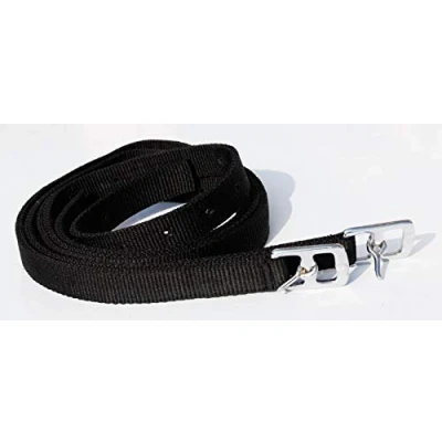 Image of Windsor Synthetic Childrens Stirrup Leathers 48 inch Black