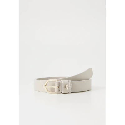 Image of Tommy Hilfiger Essential Effortless Belt, Women&#039;s, Size: 34, Beige