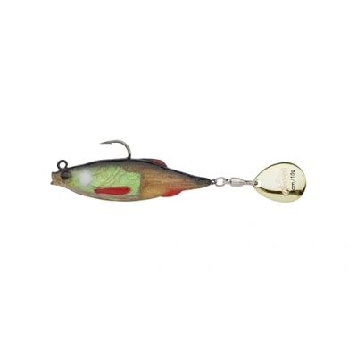 Image of Berkley Pulse Realistic Flash; Soft Plastic Fishing Lure with Spinner Blade; Lifelike Baitfish Imitation for Pike, Perch &amp; Zander; Pre Rigged Predator Lure, Casting Trolling Anglers, 9cm, Bream