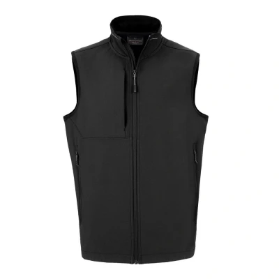 Image of Craghoppers Mens Expert Basecamp Softshell Gilet (Black) Size Large