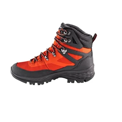 Image of Jack Wolfskin Men&#039;s Rebellion Guide Texapore MID M Walking Shoe, Orange/Phantom, 10 UK