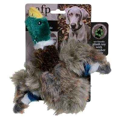 Image of ALL FOR PAWS Mallard Dog Toy with Squeaker, 10 inch/ 25 cm, Mixed