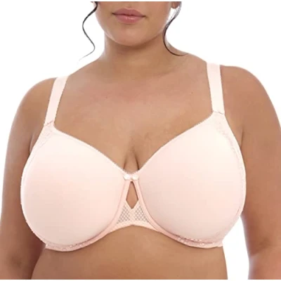 Image of Elomi Women&#039;s Plus Size Charley T Shirt Seamless Breathable Spacer Underwire Bra, Ballet Pink, 44GG