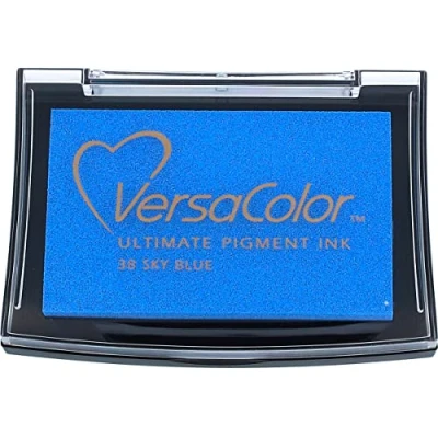 Image of Tsukineko Versacolor Pigment Ink Pad Sky Blue