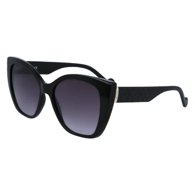 Image of LIU JO Sunglasses, Women&#039;s, Size: One Size, Black