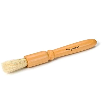 Image of Coffee Grinder Cleaning Brush, Wood Handle &amp; Natural Bristles Dusting Espresso Brush Accessories for Bean Grain Tool Barista Home Kitchen