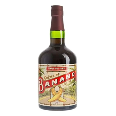 Image of Tempus Fugit Crème de Banane Liqueur, 70cl, 26% ABV, Complement to Your favorite Tiki Cocktails or Requiring an Authentic Historic Style