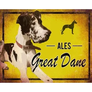 Image of Great Dane Ale Dog METAL SIGN 11x16inch VINTAGE STYLE NOSTALGIC ADVERTISING WALL