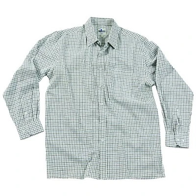 Image of Tattersal Country Check Shirt Long Sleeve Colour=Red/Yellow/Green Size=XXL