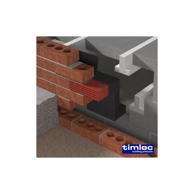Image of TIMCO Timloc 1201XL Telescopic Underfloor Vents for 5 7 Courses Black Pack of 10