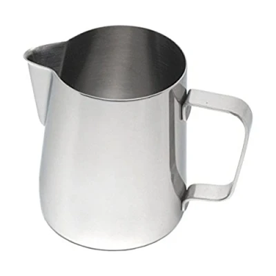 Image of Genware NEV 68603 Conical Jug, Stainless Steel, 32 oz.
