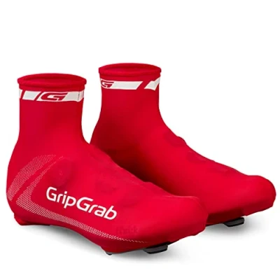 Image of GripGrab RaceAero Road Bike Summer Aero Overshoes Lightweight Thin Cycling Shoe Covers for Time Trial and Racing