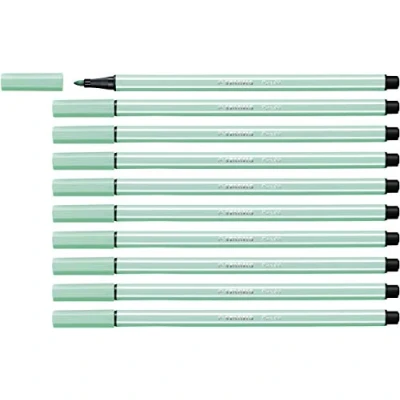 Image of Premium Fibre Tip Pen STABILO 68 Pack of 10 Ice Green