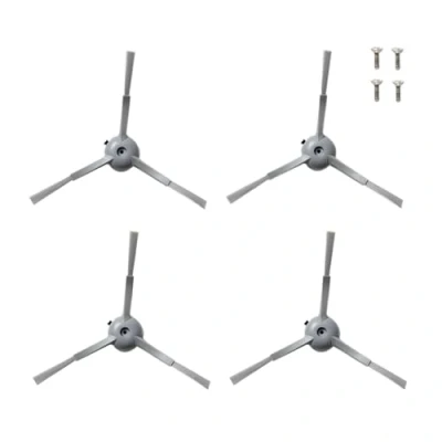 Image of eufy 4 Pack Replacement Side Brushes and Screw L60 all Series, G50 Omni C20 Robot Vacuums