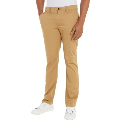 Image of Tommy Hilfiger Men&#039;s Chino Denton Printed Structure Classic Khaki 40W / 28L