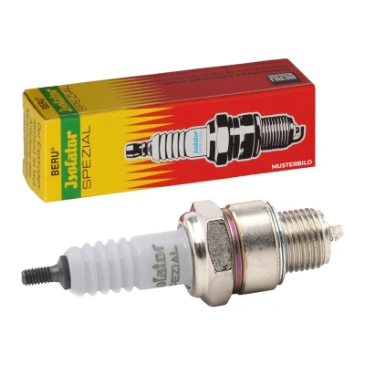 Image of 0001435307 Spark plug BERU ISOLATOR M14 175 M 14 M14x1,25 21 mm VOLKSWAGEN: TRANSPORTER 2 Kasten, Beetle, 3 RENAULT: 4 Estate