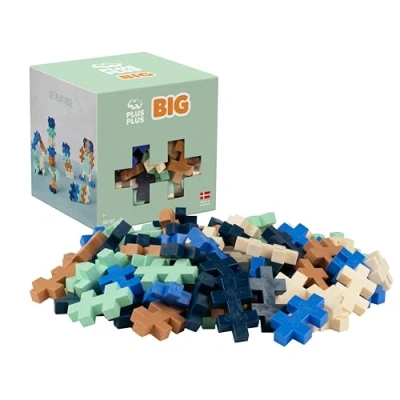 Image of PLUS Building Blocks Toy 100 Large Durable Pieces Kids Construction Toys, Creative Learning Resources and STEM Play For Home Travel Toys 1 Year Old Boys Girls Breeze
