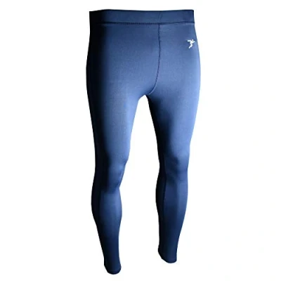 Image of Precision Unisex&#039;s Essential Baselayer Leggings Adult, Navy, S