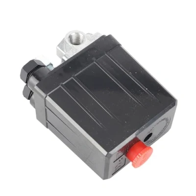 Image of Oumefar Air Compressor Switch Universal Pressure Control Valve Four Port As 90PSI 120PSI Accessories Pack of 1