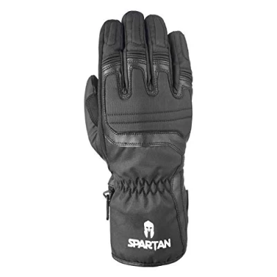 Image of Oxford Products Spartan MS Mens Waterproof Motorcycle Gloves Black J&amp;S (L)
