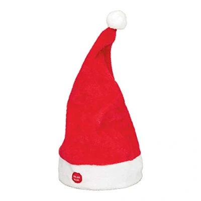 Image of Premier Decorations 35cm Musical Singing and Dancing Santa Hat