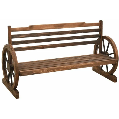 Image of vidaXL Garden Bench 142 cm Solid Firwood