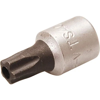 Image of BGS 2355 TS40 Bit Socket 6.3 mm (1/4&quot;) Drive T Star tamperproof (for Torx)