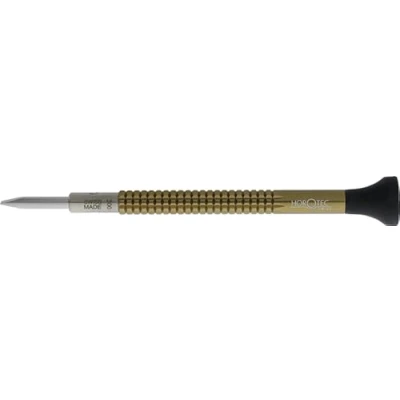 Image of Horotec MSA01.020 Watchmaker&#039;s Screwdriver Made of Eloxed Aluminium, Ergonomic POM Head and Interchangeable Stainless Steel Bit, 3 mm