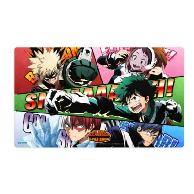 Image of Asmodee North America My Hero Academia Collectible Go Beyond Playmat Wave 2 Crimson Rampage Card Game