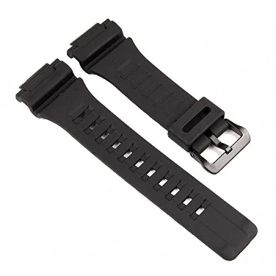 Image of Casio 10410723 Black Resin Strap (18)