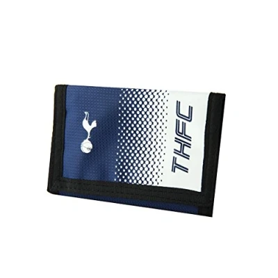 Image of Tottenham Hotspur FC Official Fade Touch Fastening Football Crest Wallet (One Size) (Navy/White)