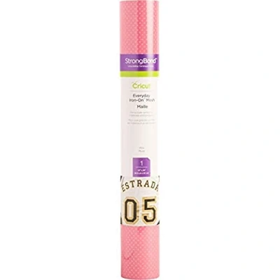Image of Cricut Iron On Mesh Pink 61 cm (24 ft) Heat Transfer Vinyl Roll (HTV) For use with all Cutting Machines