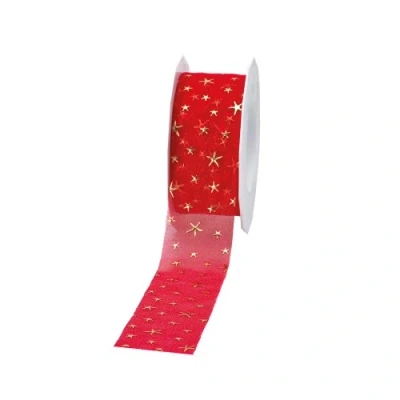 Image of Präsent Canada Ribbon, Polyester, Red, 11 x 4 cm