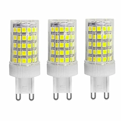 Image of Jiotouhu G9 10W LED Capsule Bulb 6000K Cool White Corn Light Bulbs(Equivalent to 90W Halogen Lamp) 900LM Not Dimmable Energy Saving Lamp AC220 240V,3 Packs