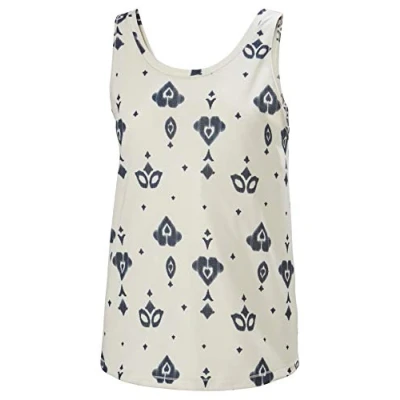 Image of Helly Hansen Women&#039;s Lia Underarm Shirt, Womens, 62973, Cream Print, XS