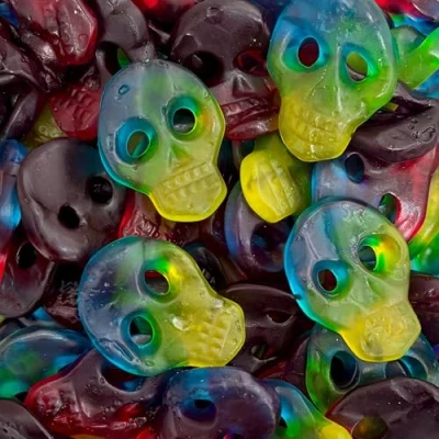 Image of Fruit Jelly Skulls 700g Re Sealable Pouch by The Gourmet Sweet Company