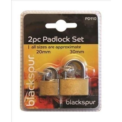 Image of Blackspur BB PD110 2PC Padlock Set 20MM &amp; 30MM by