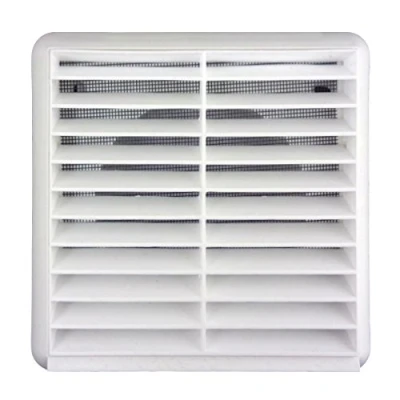 Image of Vortice 46042 Fixed Ventilation Exterior Grille for use with 125mm / 5 Inch ducting (White)