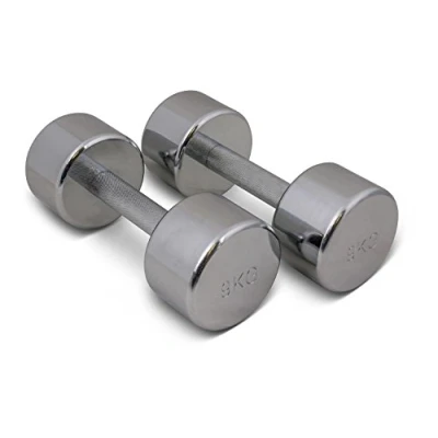 Image of trenas Pair of Chrome Dumbbells 9.00 kg Set