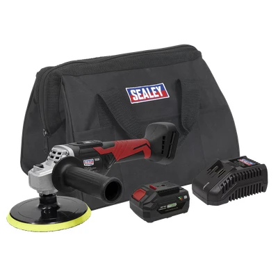 Image of Sealey Cordless Rotary Polisher Kit 20V 4Ah SV20 Series Ø150mm
