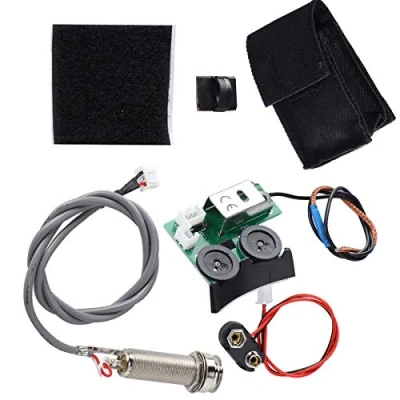 Image of Acoustic Guitar Pickup System for Cello Banjo Ukulele Mandolin Microphone Lightweight with Volume Tone Control