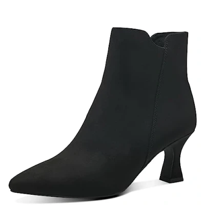 Image of MARCO TOZZI Women&#039;s 2 25317 41 Boot Heel, Black, 4