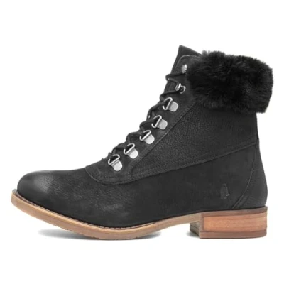 Image of Hush Puppies Women&#039;s Effie Fashion Boot, Black, 5 UK