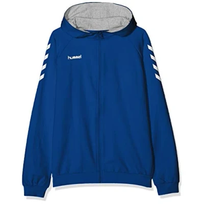 Image of hummel Unisex Children&#039;s Hmlgo Kids Cotton Zip Hoodie Hooded Jacket, Blue (True Blue), 116