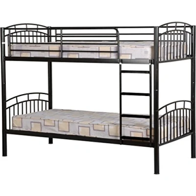 Image of Seconique Ventura 3&#039; Single Bunk Bed in Black
