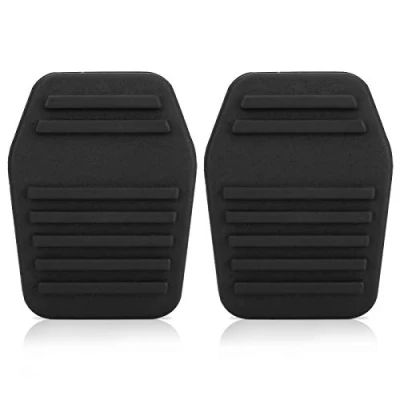 Image of One Pair of Clutch Pedal Pads Rubber Cover for Transit MK6 MK7 2000 2004