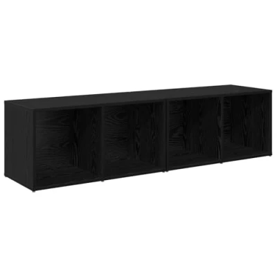 Image of 2 pcs Black Oak Engineered wood Vidaxl