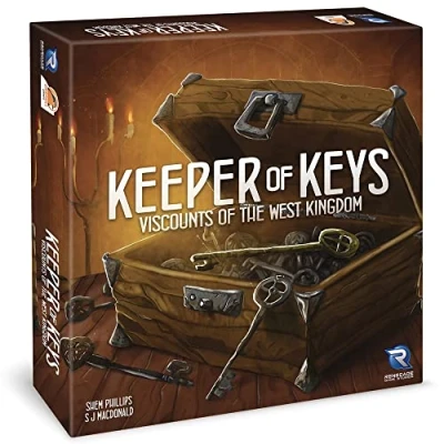 Image of Renegade Game Studios Viscounts of The West Kingdom: Keeper Keys Expansion Strategy Board Game, Ages 14+