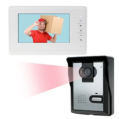 Image of LIBO Smart Home 7&quot; Wired Video Door Phone Intercom Doorbell IR Night Vision 25 Ringtones IP54 Waterproof for Lock Entry System