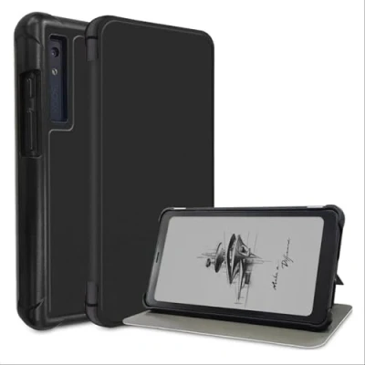 Image of GIOPUEY Flip Case Compatible With Onyx Boox Palma/Kant 6.13, PU Leather Cover Stand Function, 360 Protective Black